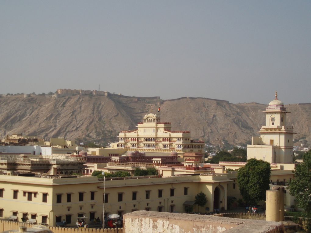 Jaipur la ville rose, et le fort d'Amber