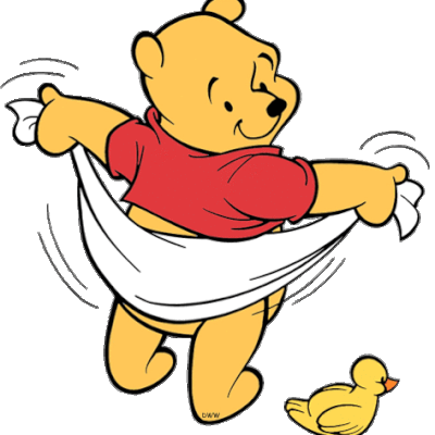 Winnie the Pooh - Linge - Canard - Bain - Disney - Dessin animé - Render-Tube - Gratuit
