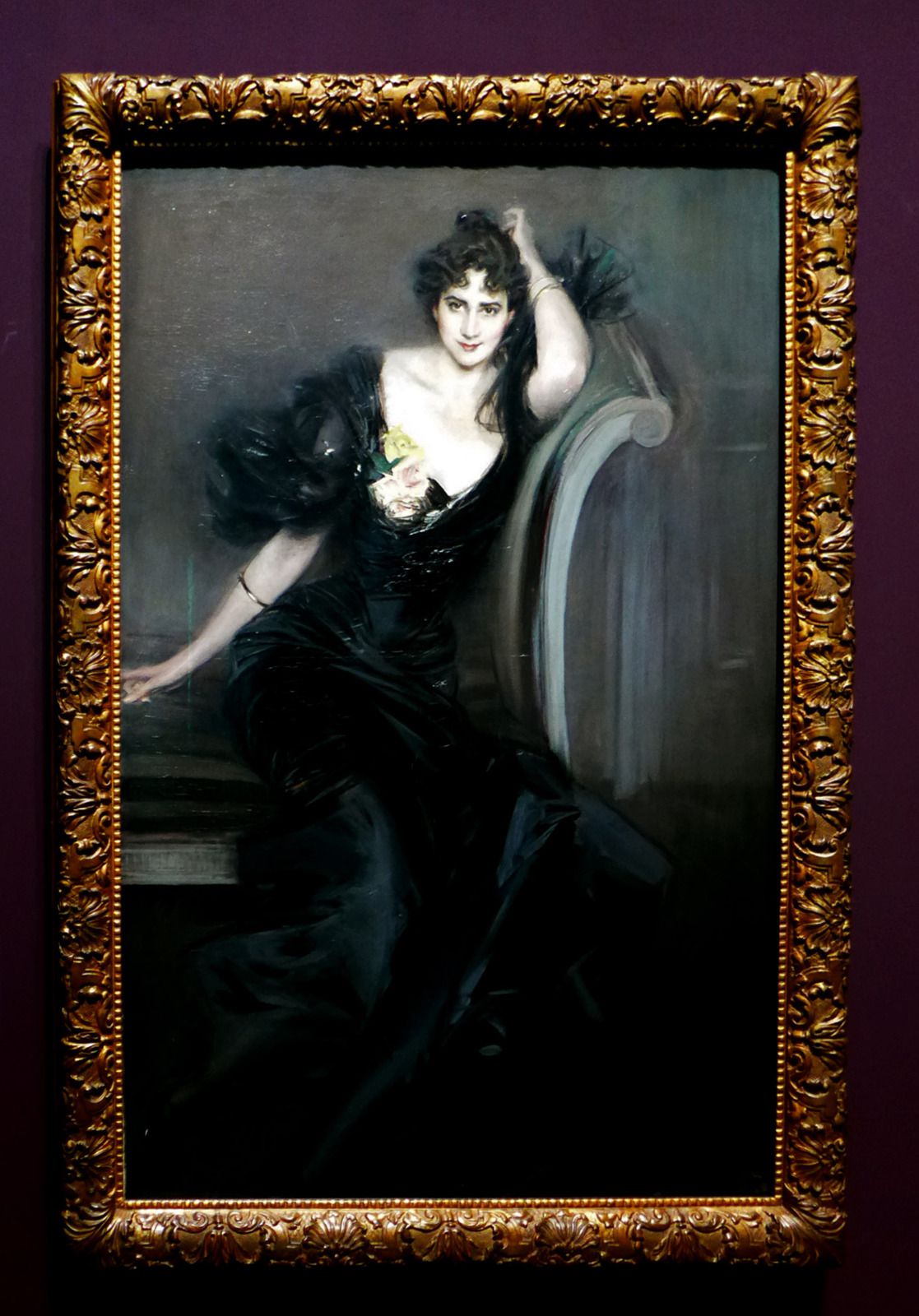Giovanni Boldini, Portrait de Lady Colin Campbell, née Gertrude Elizabeth Blood (1894), huile sur toile. Londres, National Portrait Gallery.