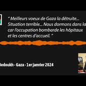 Ziad Medoukh: "Meilleurs voeux de Gaza la détruite"