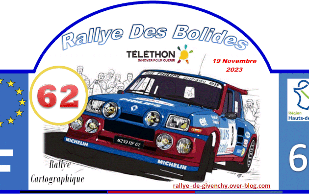 Rallye Des Bolides "TELETHON" du 19 novembre 2023