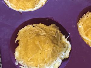 Oeufs cocotte en nids de pommes de terre