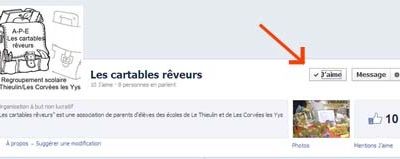 Aimez notre page Facebook