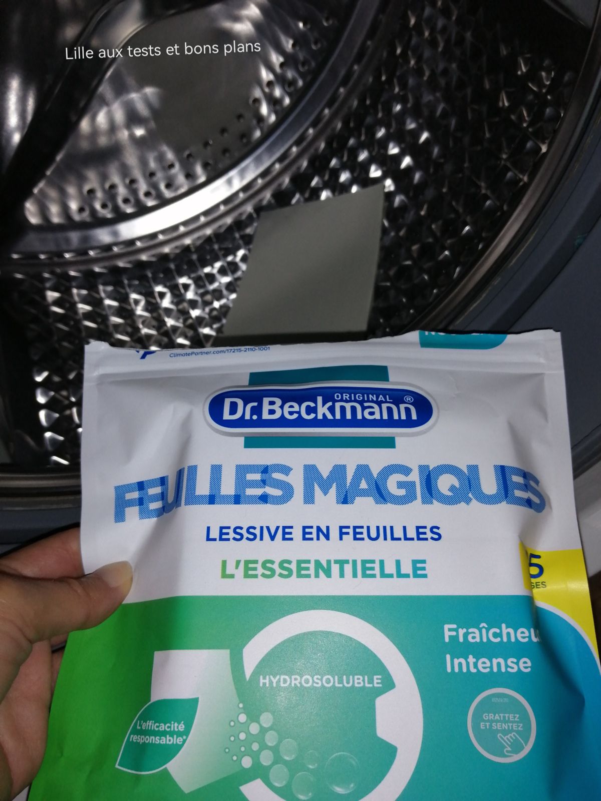 Nous avons testé Les Feuilles Magiques, lessive en feuilles Dr Beckmann  avec The insiders - Lille aux tests et bons plans