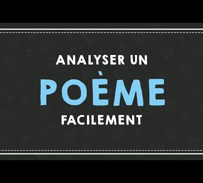 ANALYSER UN POEME ...