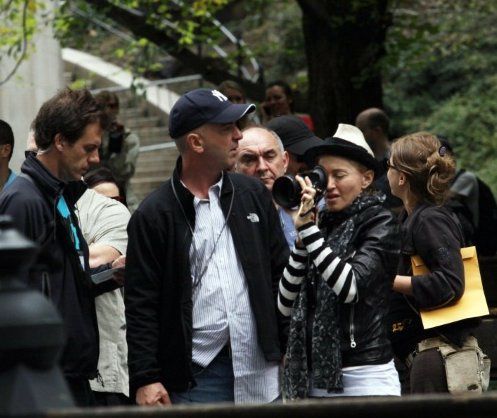 Madonna on the set of ''W.E.'' in Central Park, NY - September 17, 2010