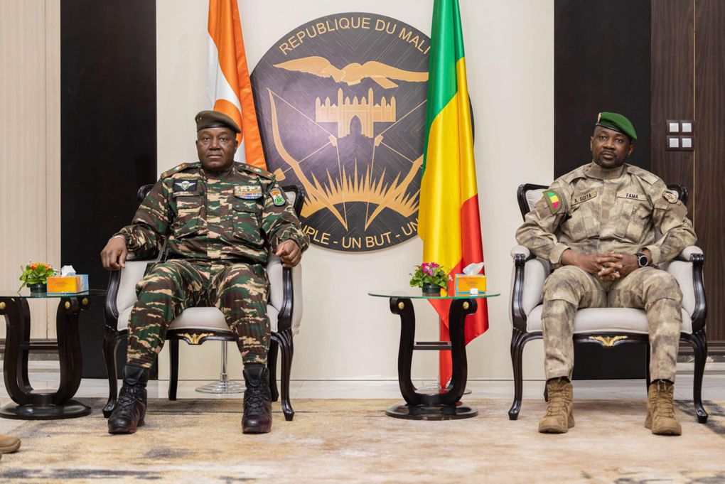 MALI / NIGER &quot;Union sacrée&quot; entre Assimi Goïta et Abdourahamane Tiani à Bamako