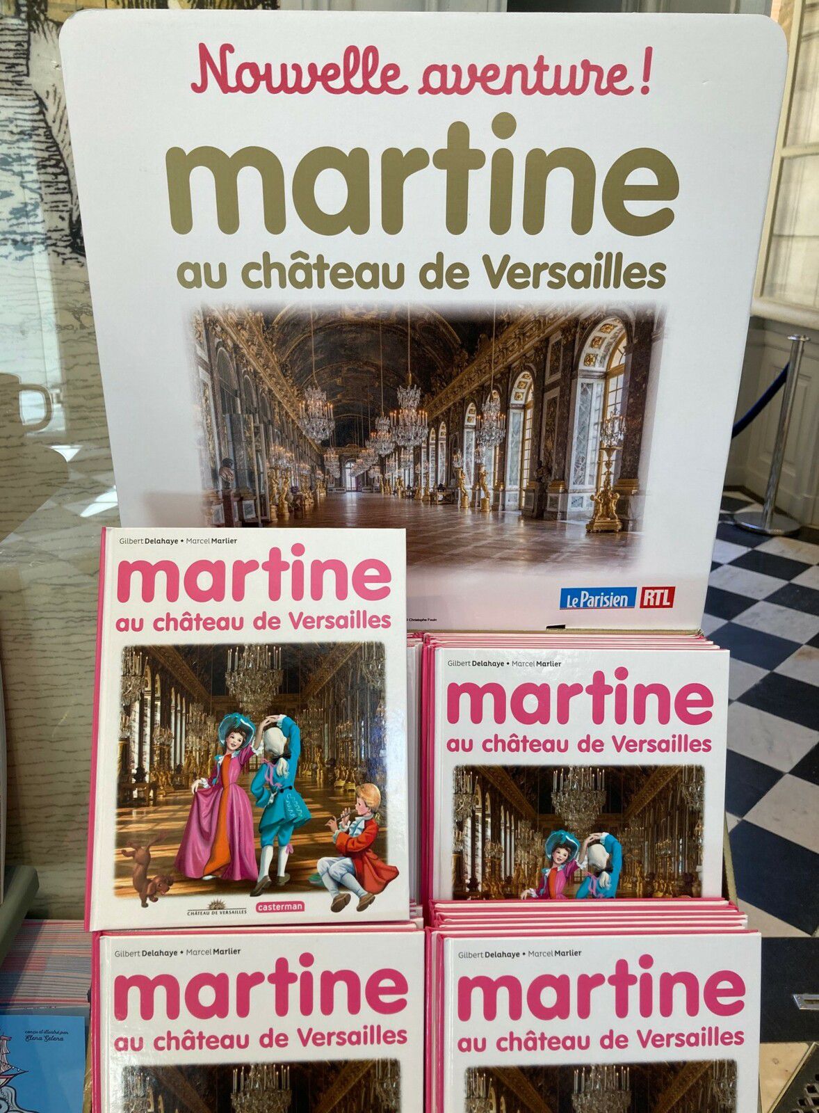 Martine au Château de Versailles