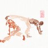 Encres : Capoeira - 289 [ #capoeira #watercolor #illustration]