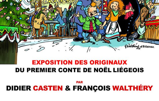 le conte de Noel dessiné par Didier Casten et François.   