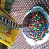 M&M's gravity cake