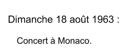 18 août 1963: Monaco