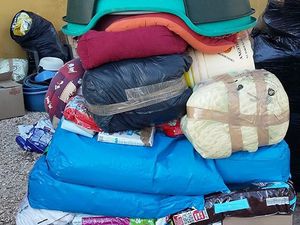 Mars 2018 - le transport de dons arrivé au refuge de Cambiando Miradas à Ecija et comme d'habitude la facturation qui fait preuve !