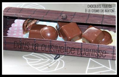 CHOCOLATS AU LAIT- CREME DE MARRON