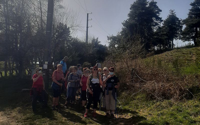 Une dernière avant 1 mois au moins pour le groupe 2 emmené par Odile aux alentours de St Bonnet le Château