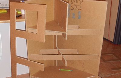 Fabrication meuble carton gratuit
