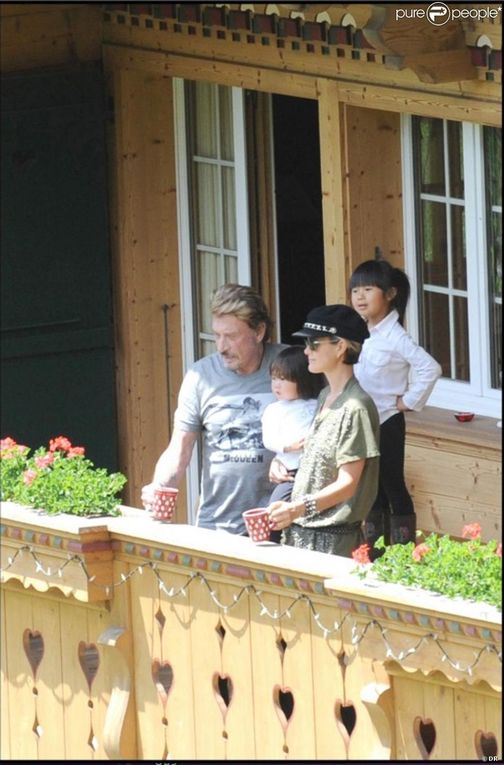 Le chalet de Johnny Hallyday à Gstaad