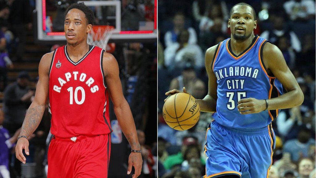 Durant et DeRozan élus joueurs de la semaine