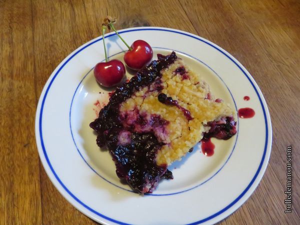 Crumble aux fruits rouges