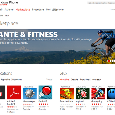 Windows Marketplace version web !