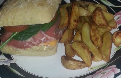 Le burger crème d'échalotes et coppa