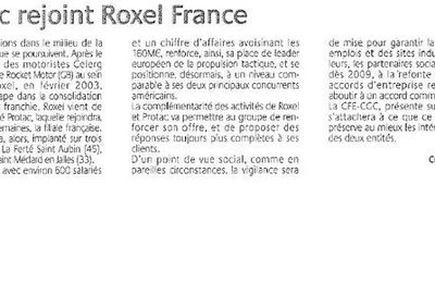 Roxel-Protac : presse syndicale