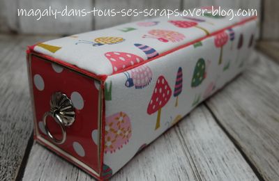 Boîte à coulisse {P'tites bêtes} tissu