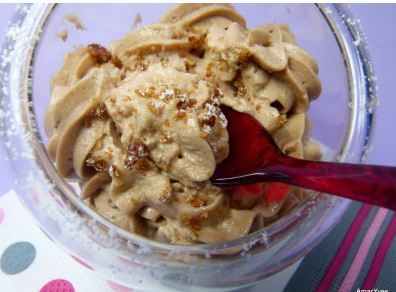 Mousse chocolat au lait-noisettes Monbana...un délice gourmand !