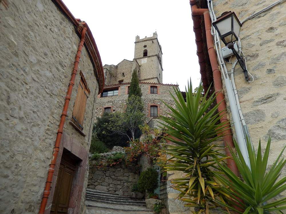 EUS un village escalier de la vallée du Conflent