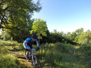 Championnat de France de VTT UNSS 2014 - Le Team en ARGENT