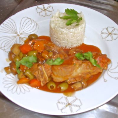 Osso-Bucco de dinde à l'orientale