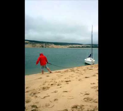 Ballade en voilier au banc d'Arguin