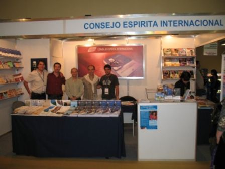 Feria del Libro Internacional Bs As 2009 Editorial del Consejo Espírita Internacional EDICEI pabellon Amarillo Stand 2533