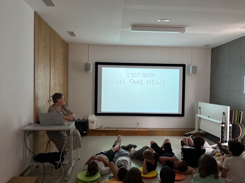 Visite de la classe de Mme Rosique