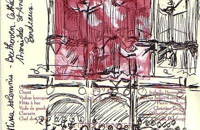 croquis de chanteurs