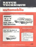 RTA 443 – Renault R11, R9 – Evolution Fiat 131 – Avril 1984