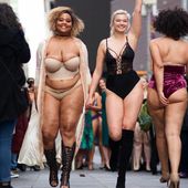 'Embrace all kinds of beauty': Models hold Times Square fashion show to spread an important message