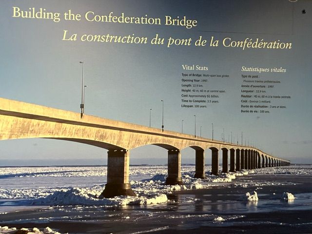 Canada - Pont reliant l'ile du Prince Edouard au Nouveau Brunswick
