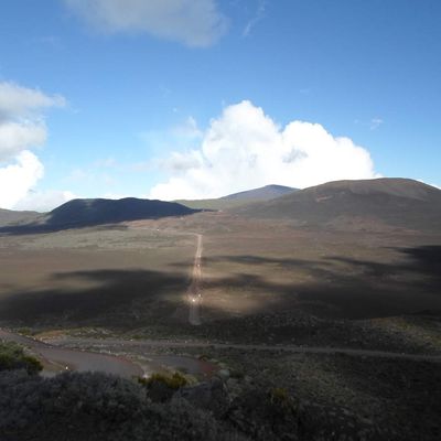 Le volcan ( avec une vue dégagée cette fois )