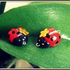 Des perles coccinelles en fimo