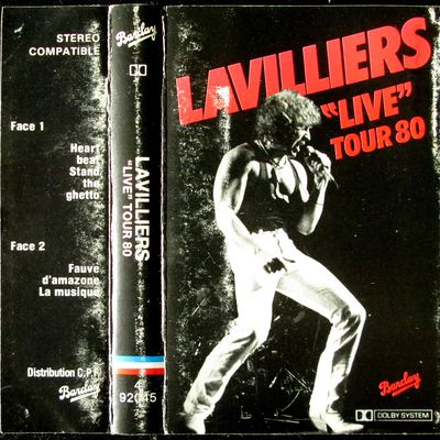 Lavilliers - "Live" Tour - 1980