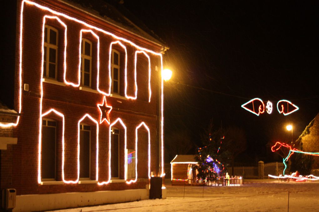 les décorations de noel de jour comme de nuit, une vraie féerie !!!