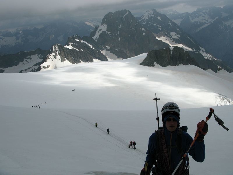 Initiation alpinisme CAF de Marseille - les Rouies - massif des Ecrins