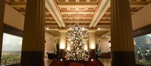 Sapin de Noël au Musée d'Histoire Naturelle de NY