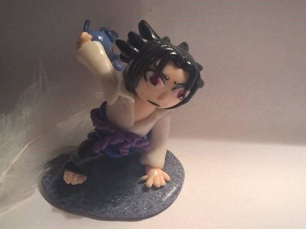 Figurine Sasuke, Fimo.