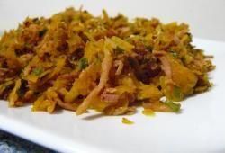 Poêlée de Butternut râpée 