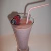 Smoothie framboises-myrtilles super simple.