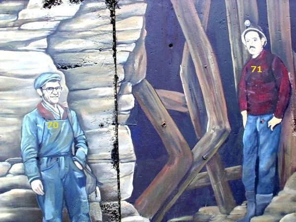Les personnages de la fresque des mineurs de GREG GAWRA à Algrange (5)