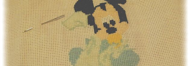 Un petit Mickey se brode