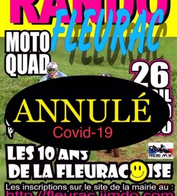 Rando Fleuracoise 2020 annuléee Covid-19